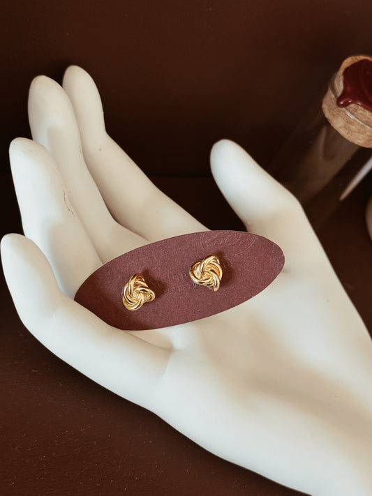 BIANCA Knot Earring Studs - ASH MOLLIE STUDIO