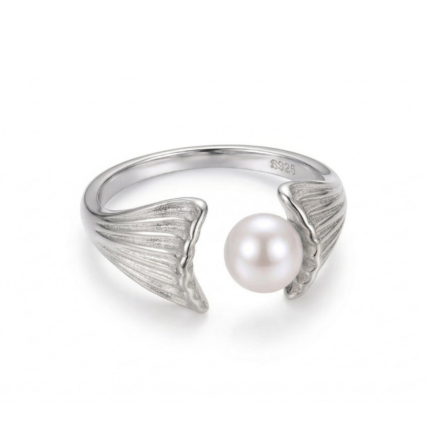 VENUS Gold Pearl Ring – Minimalist Vintage Adjustable Ring for Women | Ash Mollie Studio - ASH MOLLIE STUDIO