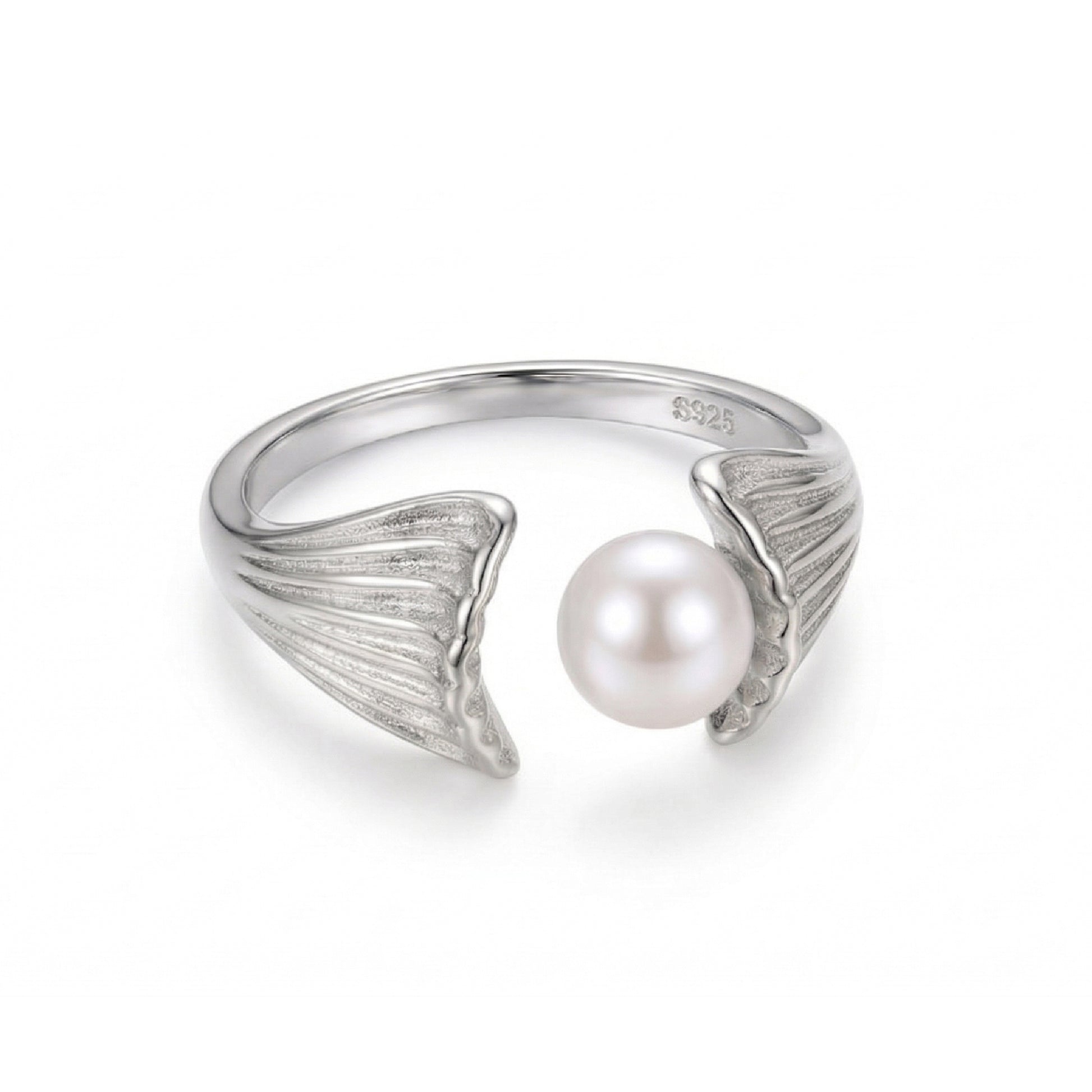 VENUS Gold Pearl Ring – Minimalist Vintage Adjustable Ring for Women | Ash Mollie Studio - ASH MOLLIE STUDIO