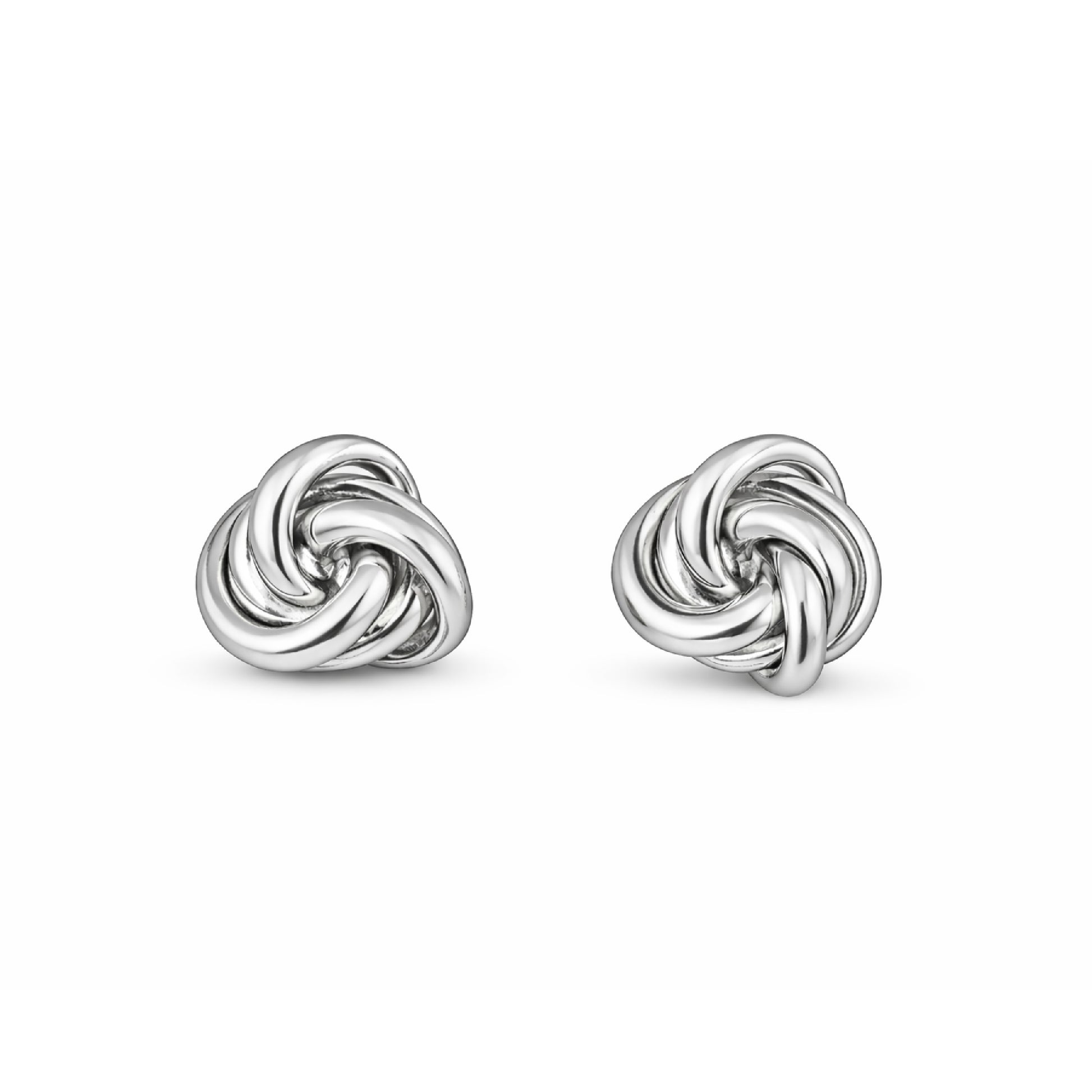 BIANCA Knot Stud Earrings – Minimalist Gold Knot Earrings for Everyday Wear | Ash Mollie Studio - ASH MOLLIE STUDIO