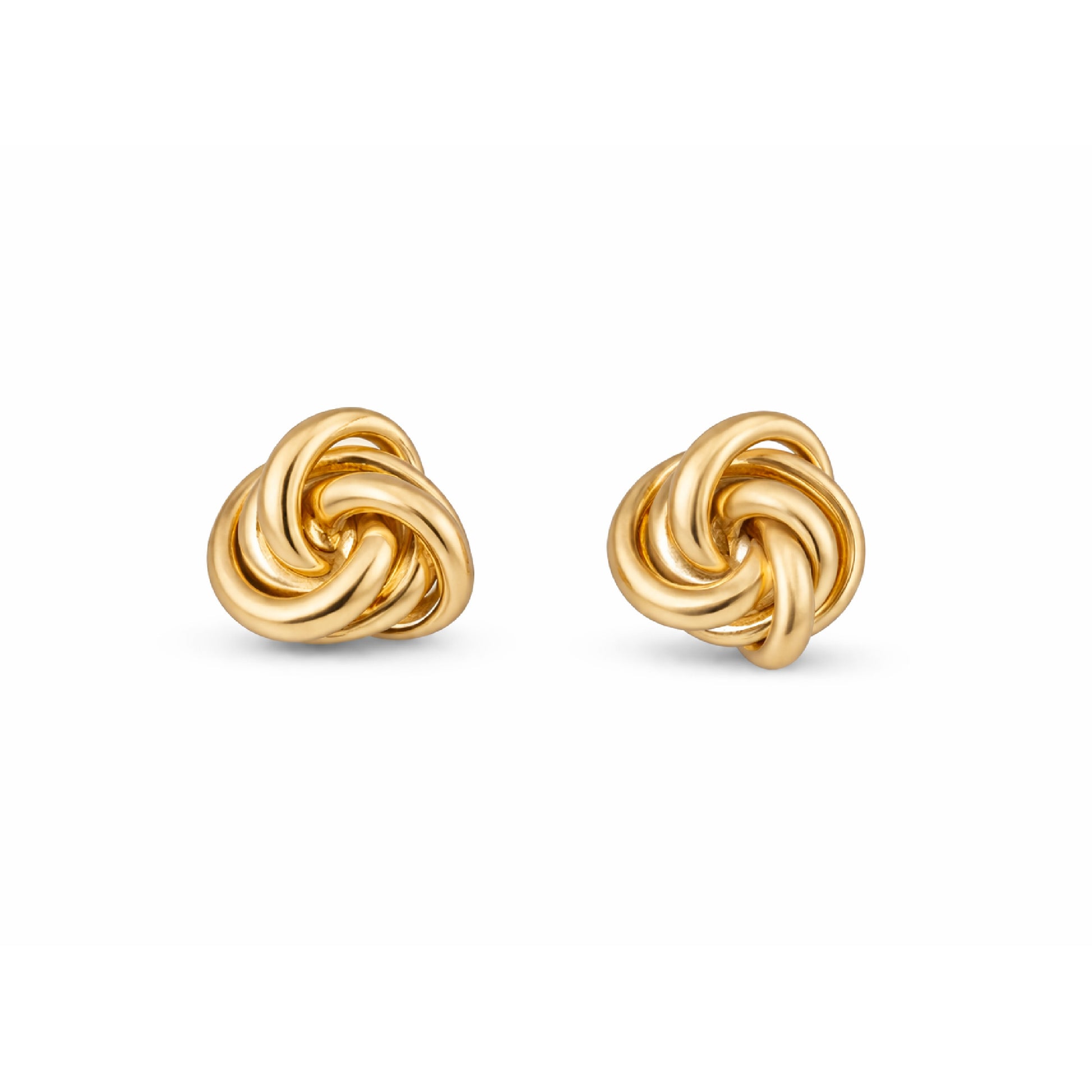 BIANCA Knot Stud Earrings – Minimalist Gold Knot Earrings for Everyday Wear | Ash Mollie Studio - ASH MOLLIE STUDIO
