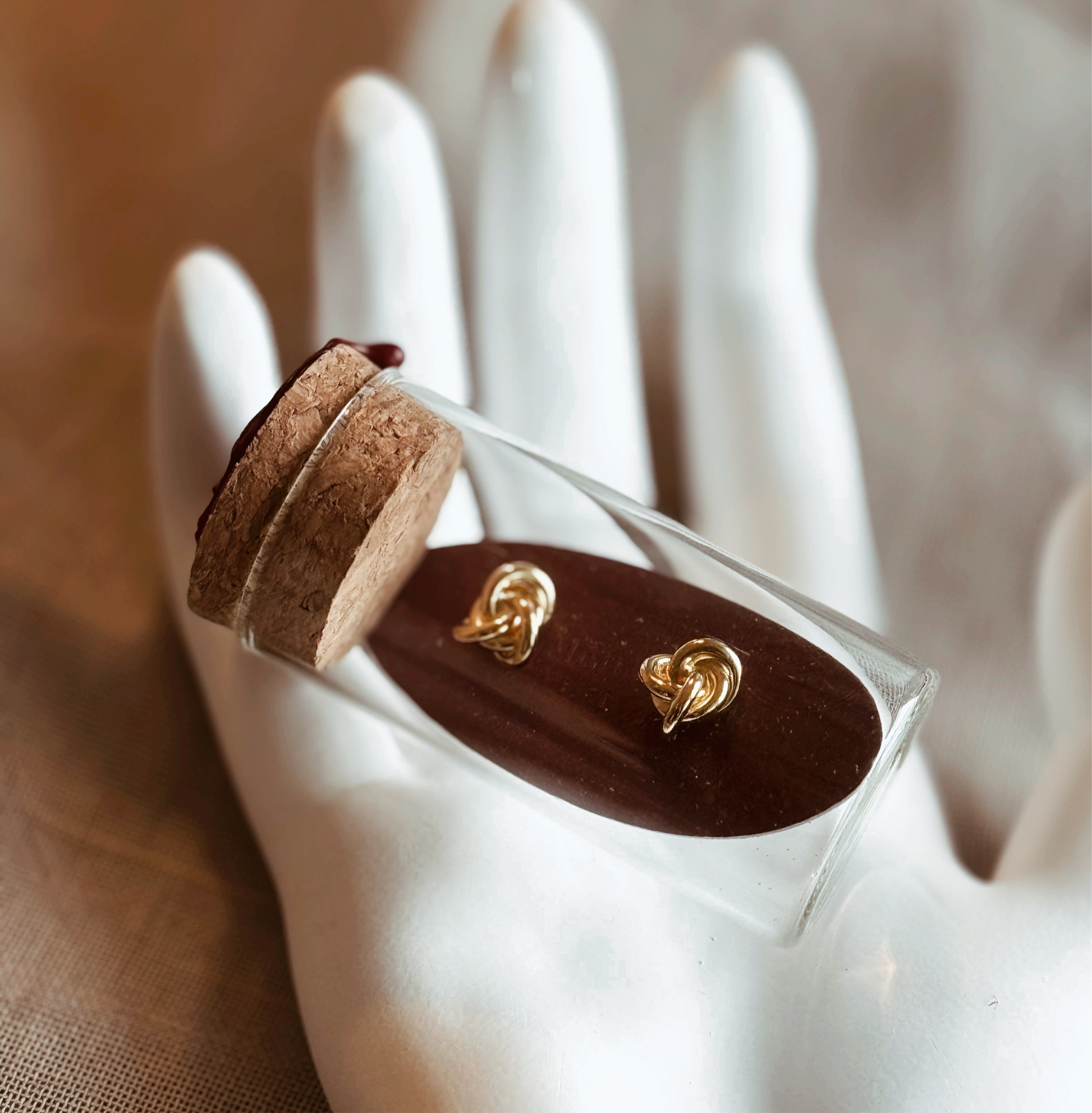 BIANCA Knot Earring Studs - ASH MOLLIE STUDIO