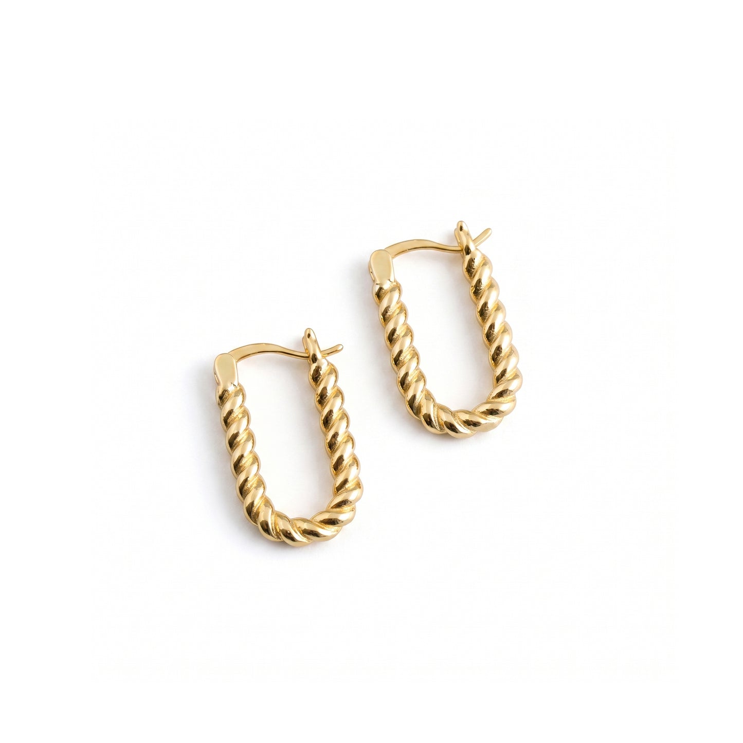 CHANDRA Threaded Hoop Earrings - ASH MOLLIE STUDIO