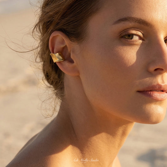 KHALEESI Chunky Ear Cuff - ASH MOLLIE STUDIO
