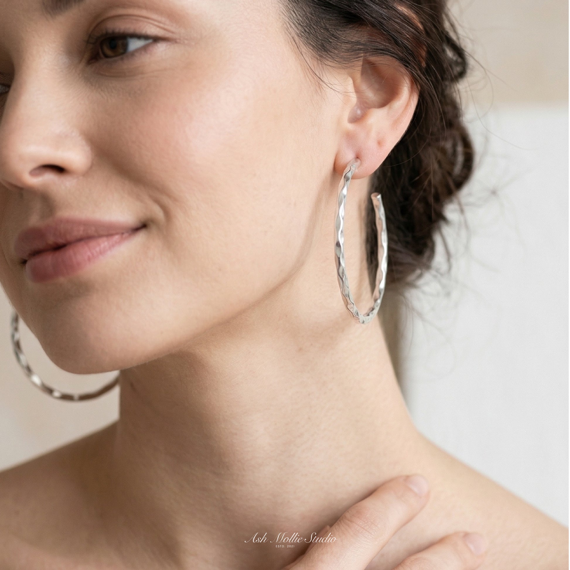 CICILY Hoop Earrings - ASH MOLLIE STUDIO
