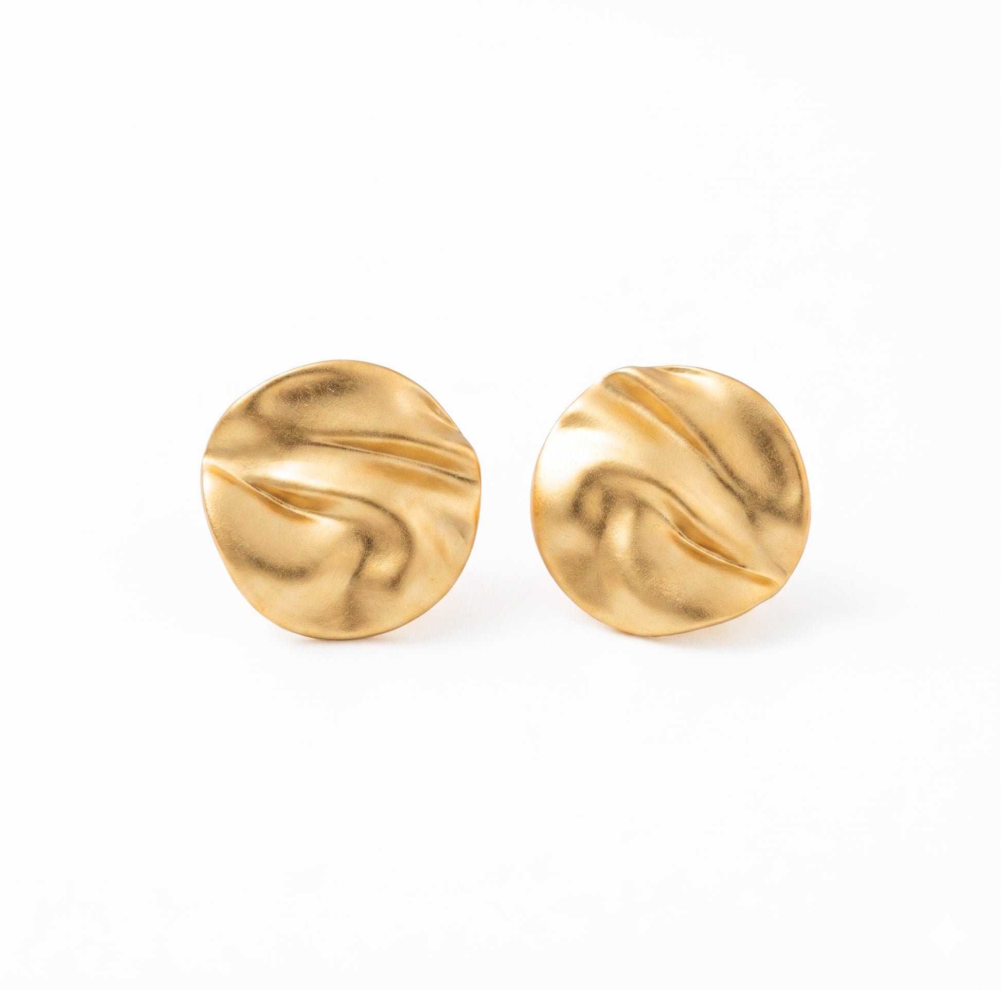 ANJEA Round Earrings - ASH MOLLIE STUDIO
