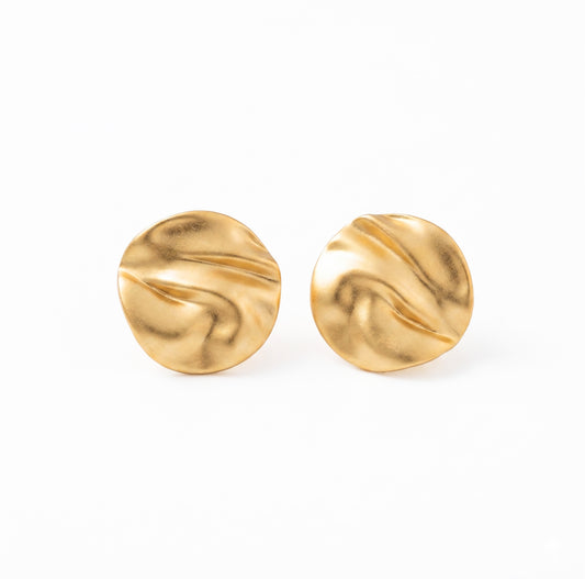 ANJEA Round Earrings - ASH MOLLIE STUDIO