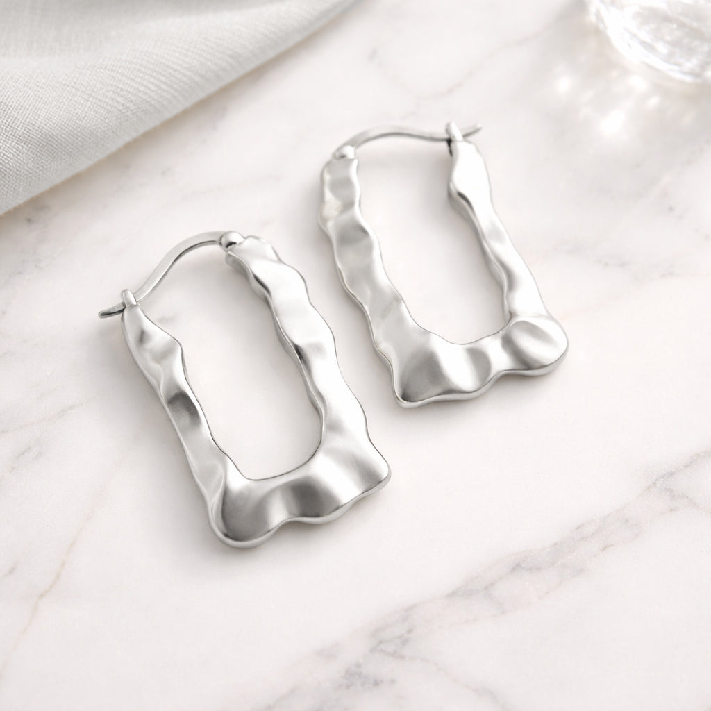 THALIA Rectangular Earrings - ASH MOLLIE STUDIO