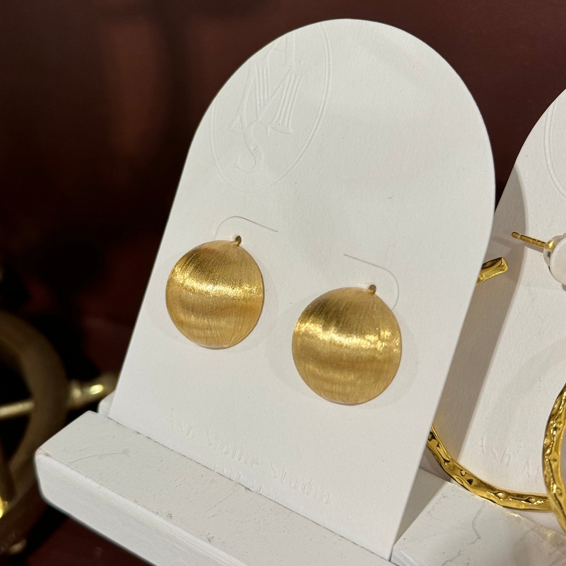 AURORA Rounded Earrings - ASH MOLLIE STUDIO