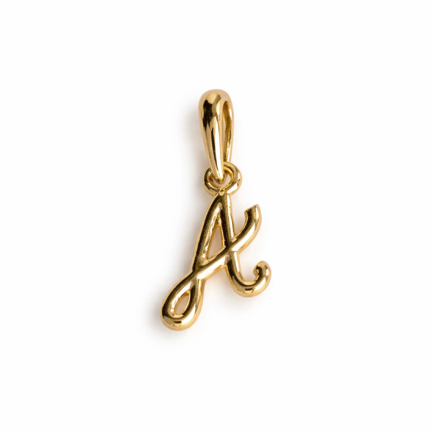 Gold Initial Necklace A for Women – Minimalist Dainty Letter Pendant Gift - ASH MOLLIE STUDIO