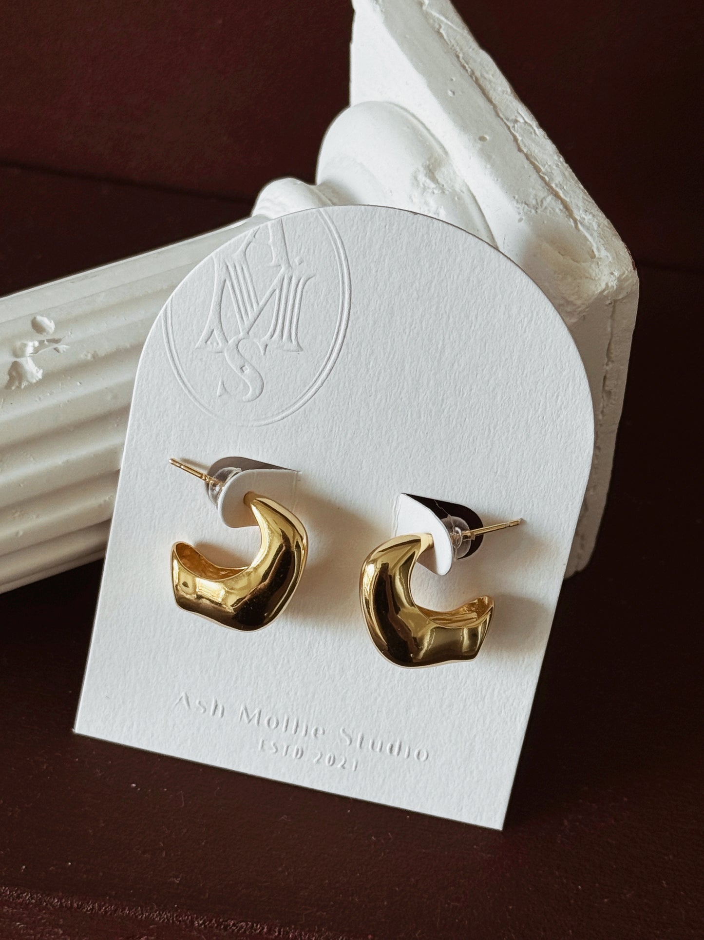 CATELYN Asymmetric Earring - ASH MOLLIE STUDIO