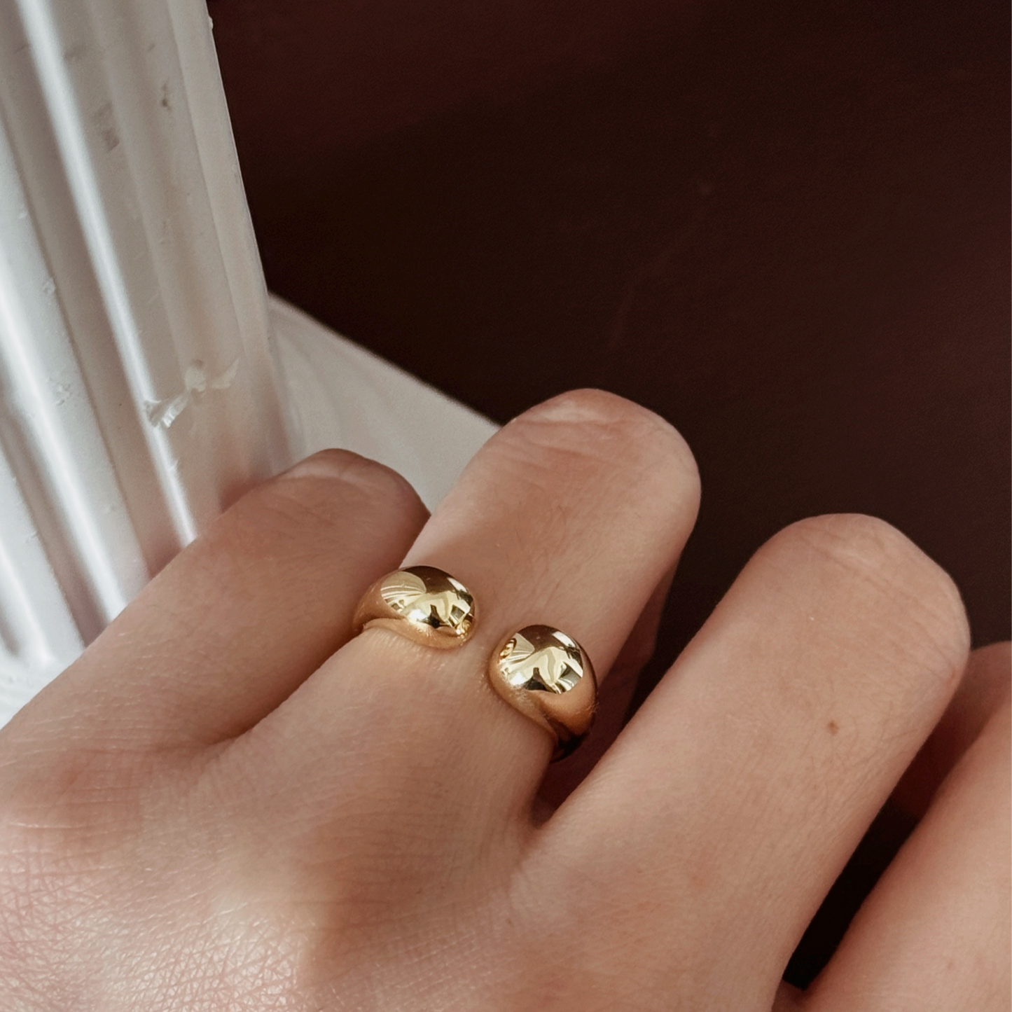 KALI Tear Drop Ring - ASH MOLLIE STUDIO