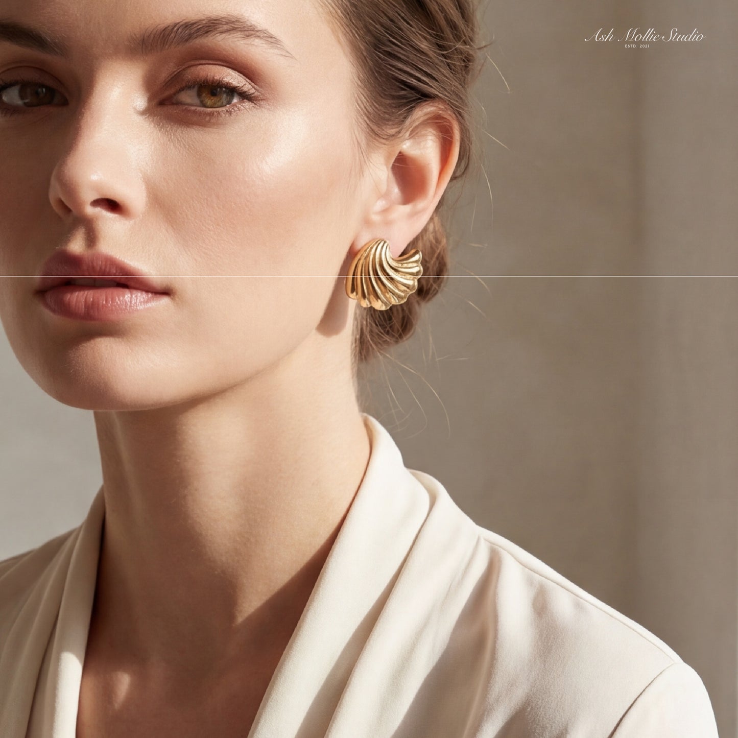 CIRCE Vintage Earrings - ASH MOLLIE STUDIO