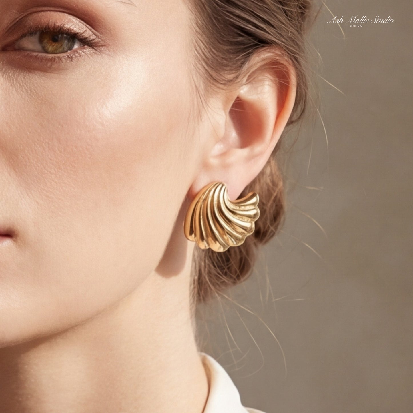 CIRCE Vintage Earrings - ASH MOLLIE STUDIO