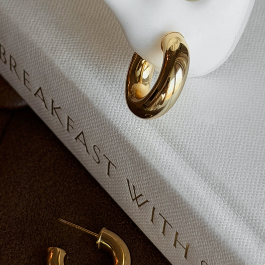 Livia Hoop Earrings - ASH MOLLIE STUDIO