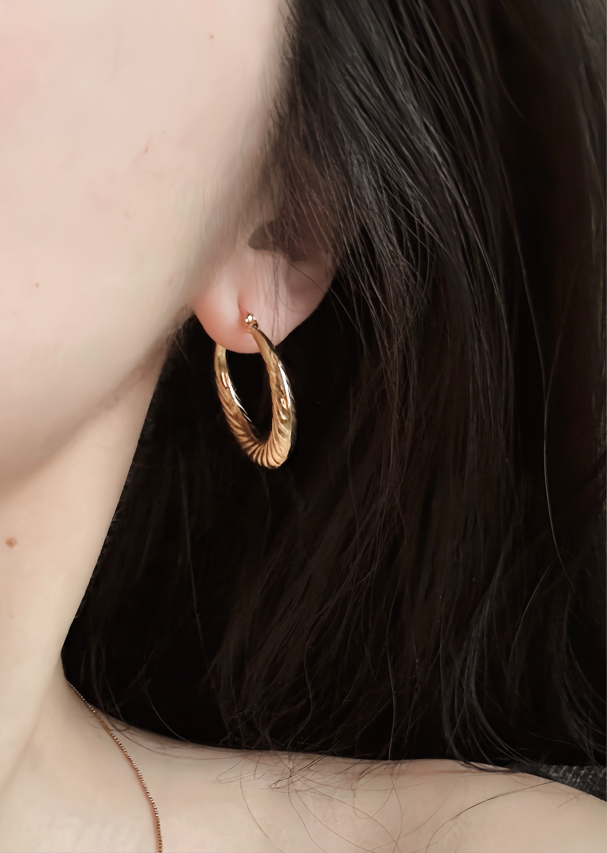 DAENERYS Braided French vintage Hoop Earrings - ASH MOLLIE STUDIO