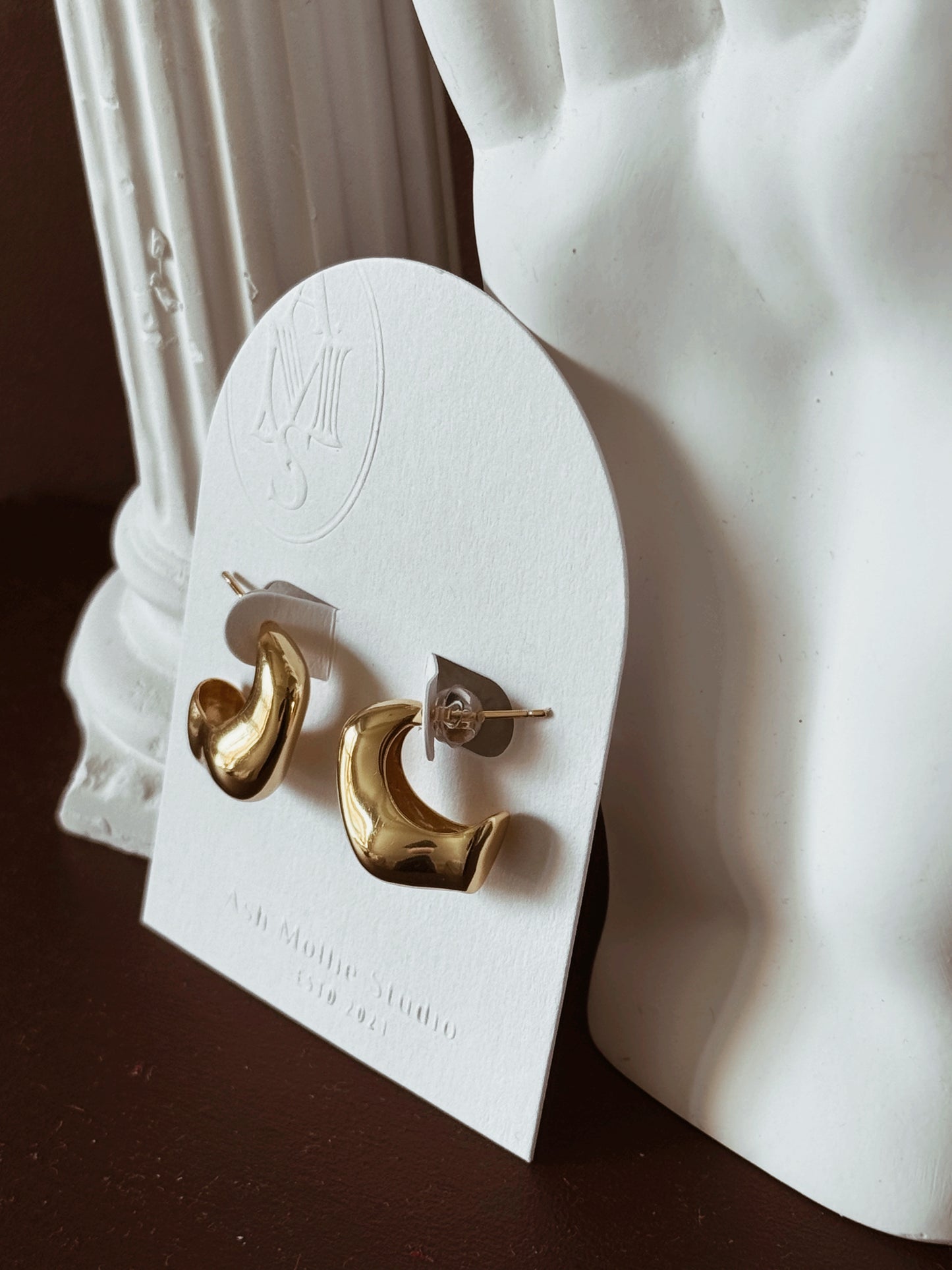 CATELYN Asymmetric Earring - ASH MOLLIE STUDIO