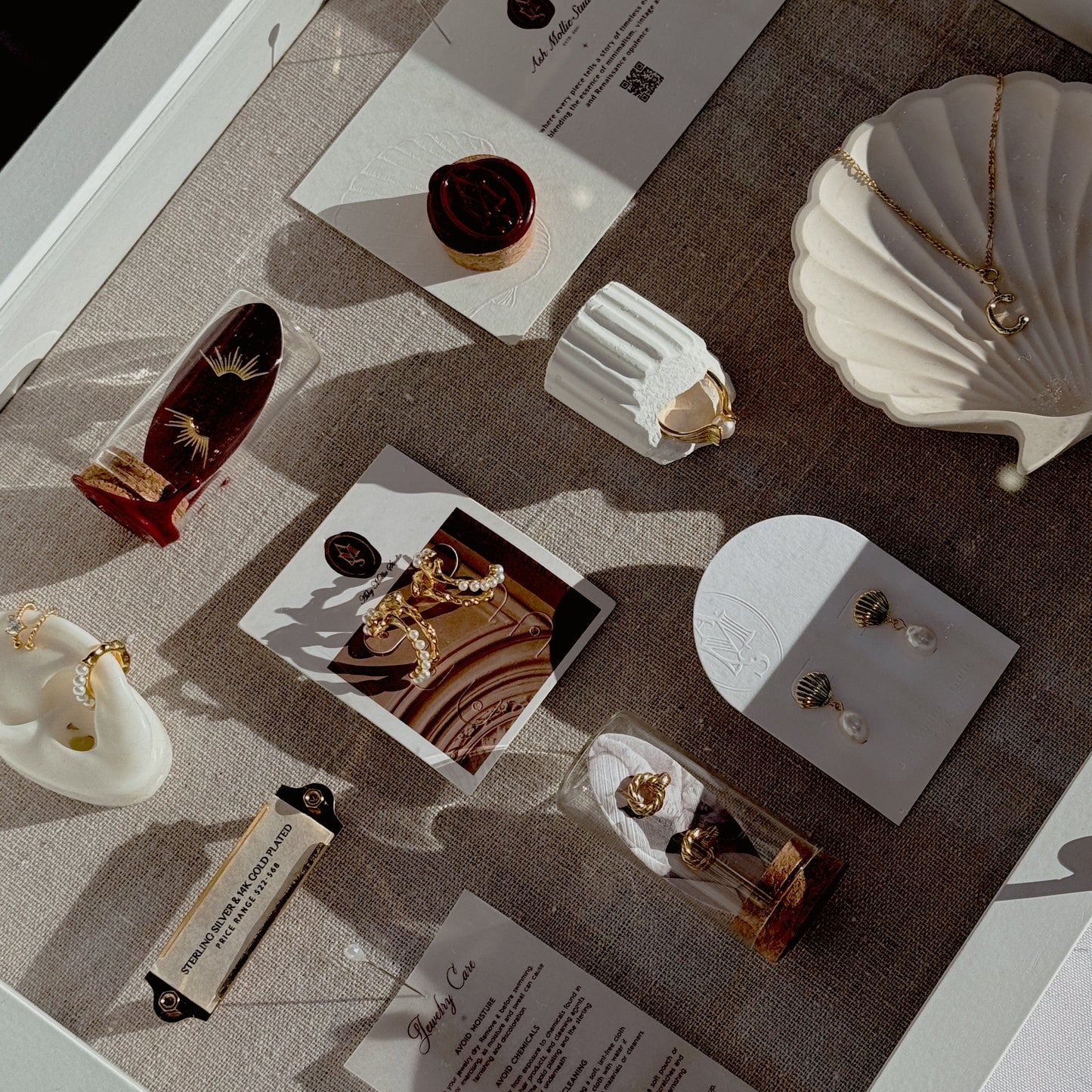 GAIA Sparkles & Stars Mini Earring Studs - ASH MOLLIE STUDIO