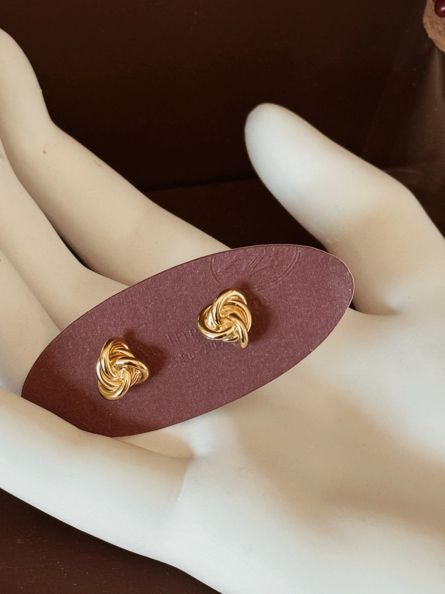 BIANCA Knot Earring Studs - ASH MOLLIE STUDIO