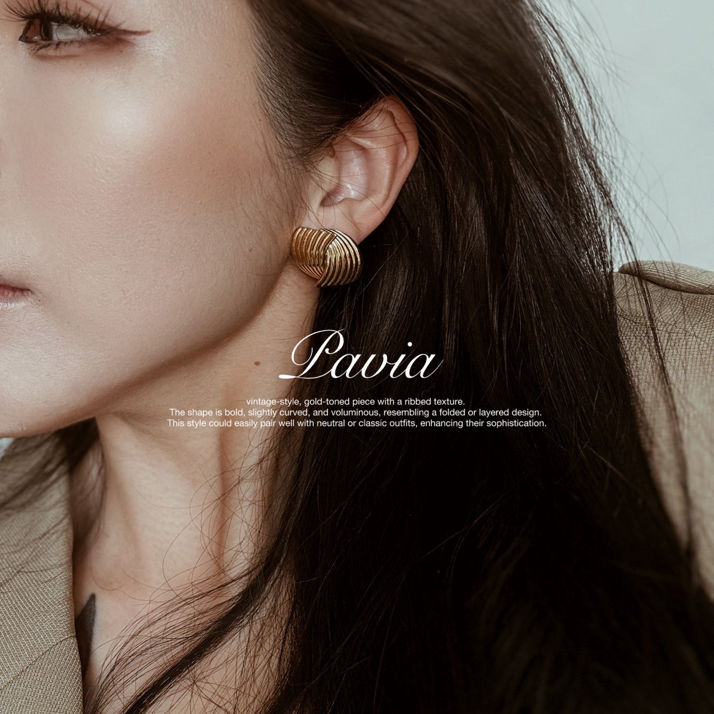PAVIA Vintage Earrings - ASH MOLLIE STUDIO