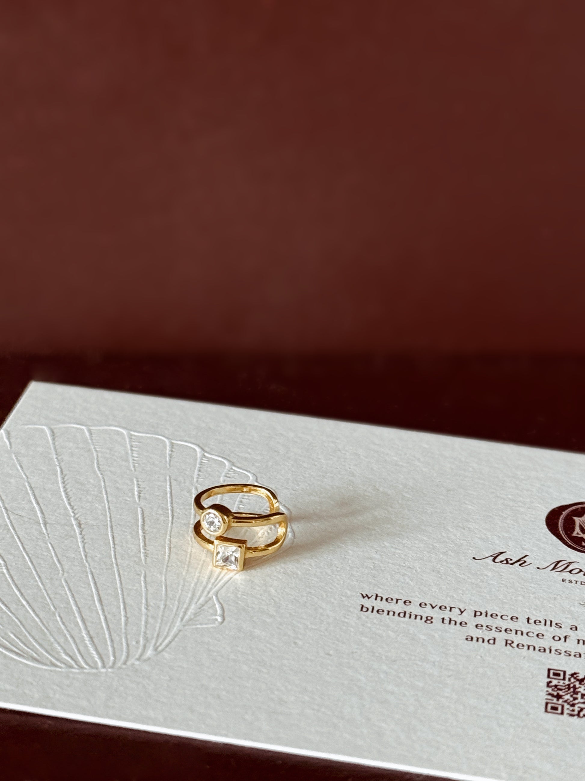 EVE Ear Cuff with Stones - ASH MOLLIE STUDIO