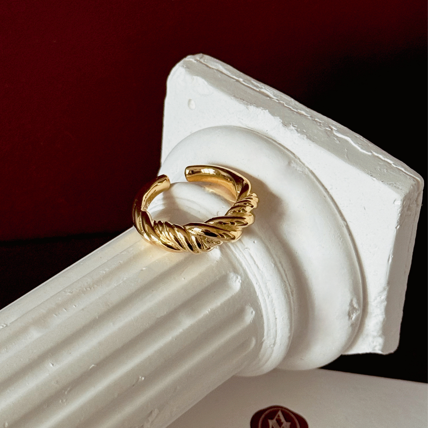 DIANA Braided Ring - ASH MOLLIE STUDIO