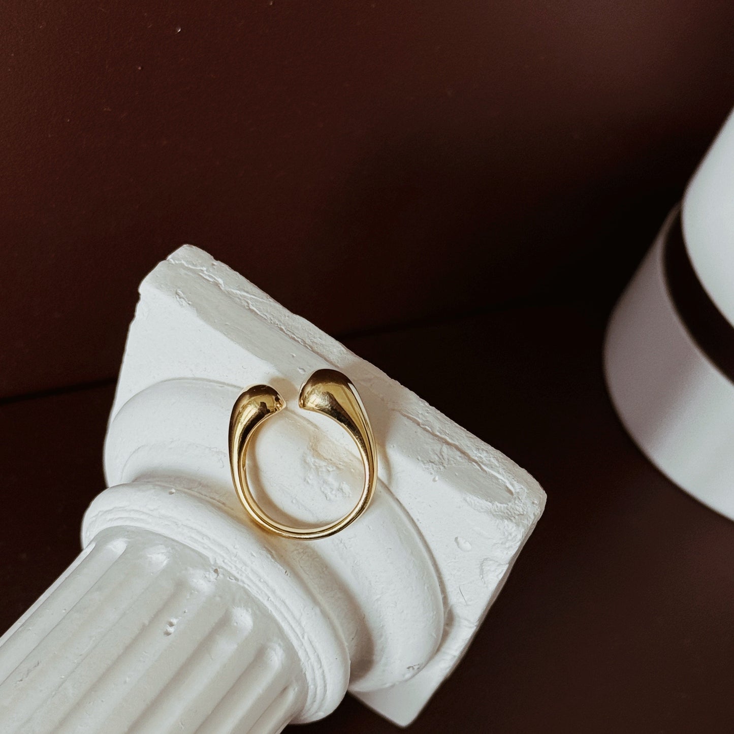 KALI Tear Drop Ring - ASH MOLLIE STUDIO