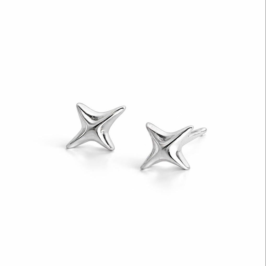 MAEVE Gold Star Stud Earrings – Minimalist Sparkle Mini Earrings for Women | Ash Mollie Studio - ASH MOLLIE STUDIO