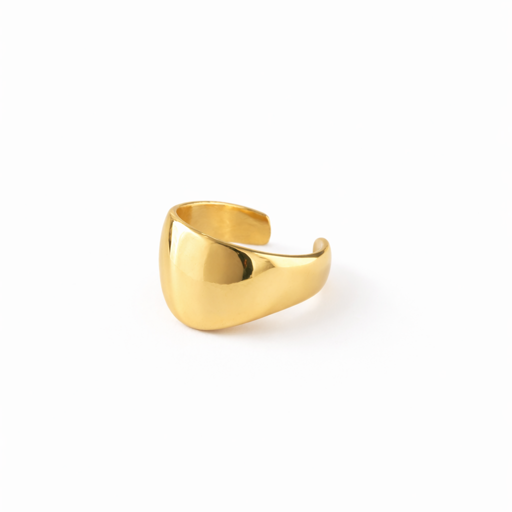 AGNES Gold Ear Cuff for Women – Minimalist No Piercing Everyday Jewelry | Ash Mollie Studio - ASH MOLLIE STUDIO