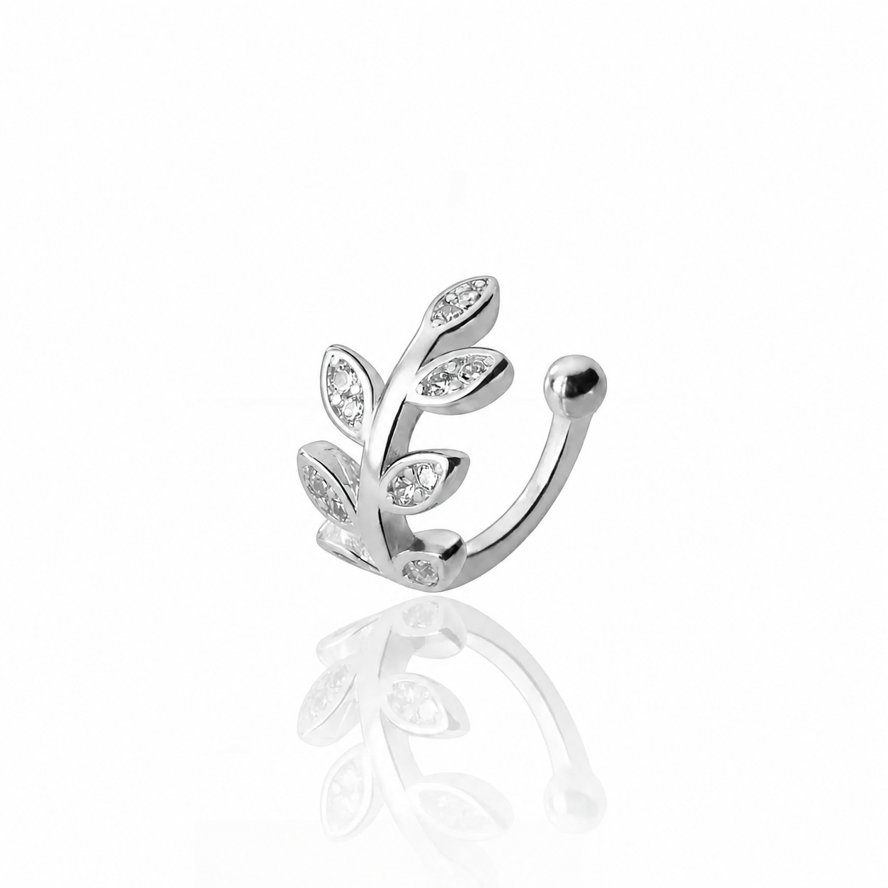 IVY Gold Leaf Ear Cuff - ASH MOLLIE STUDIO