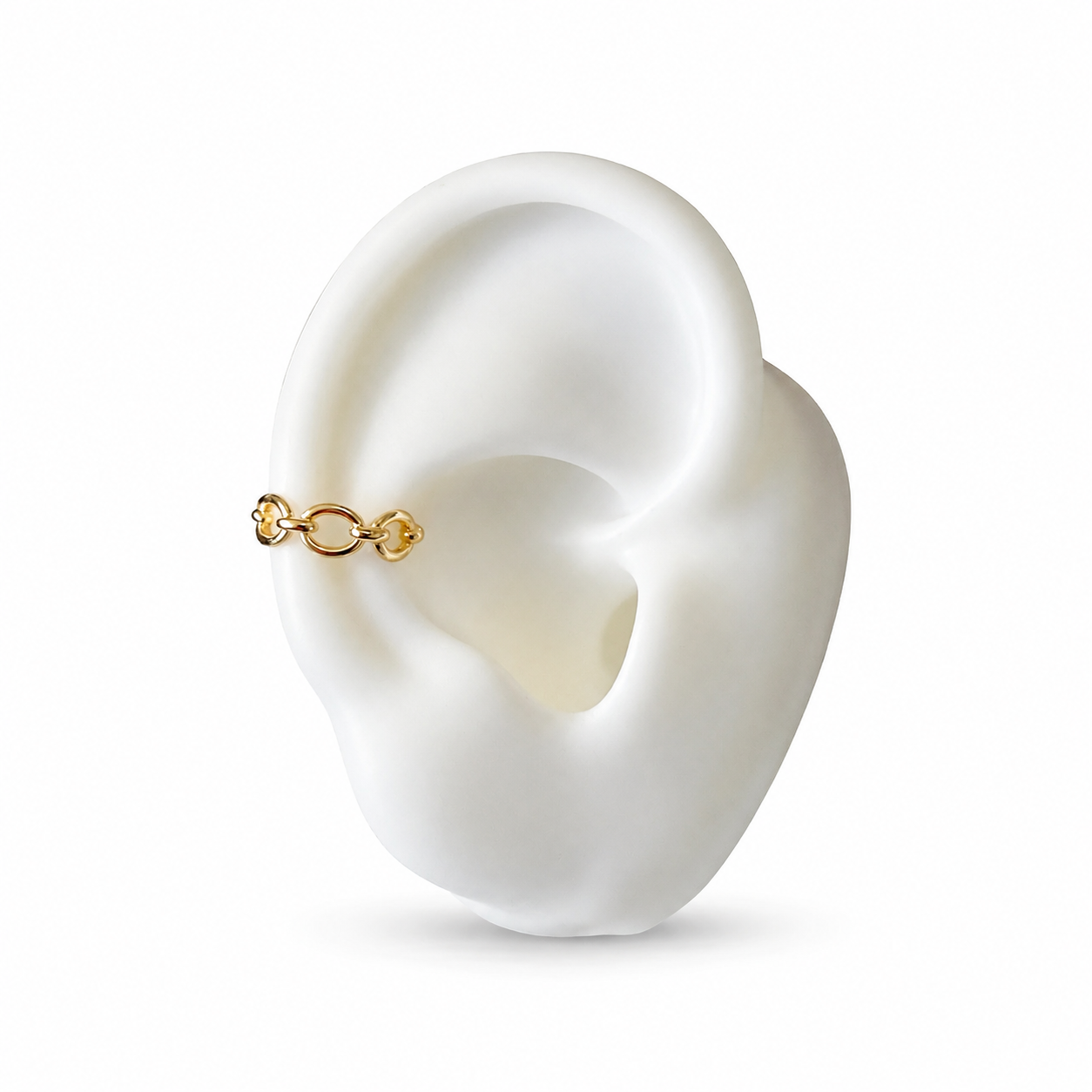 ELARA Gold Chain Ear Cuff - ASH MOLLIE STUDIO