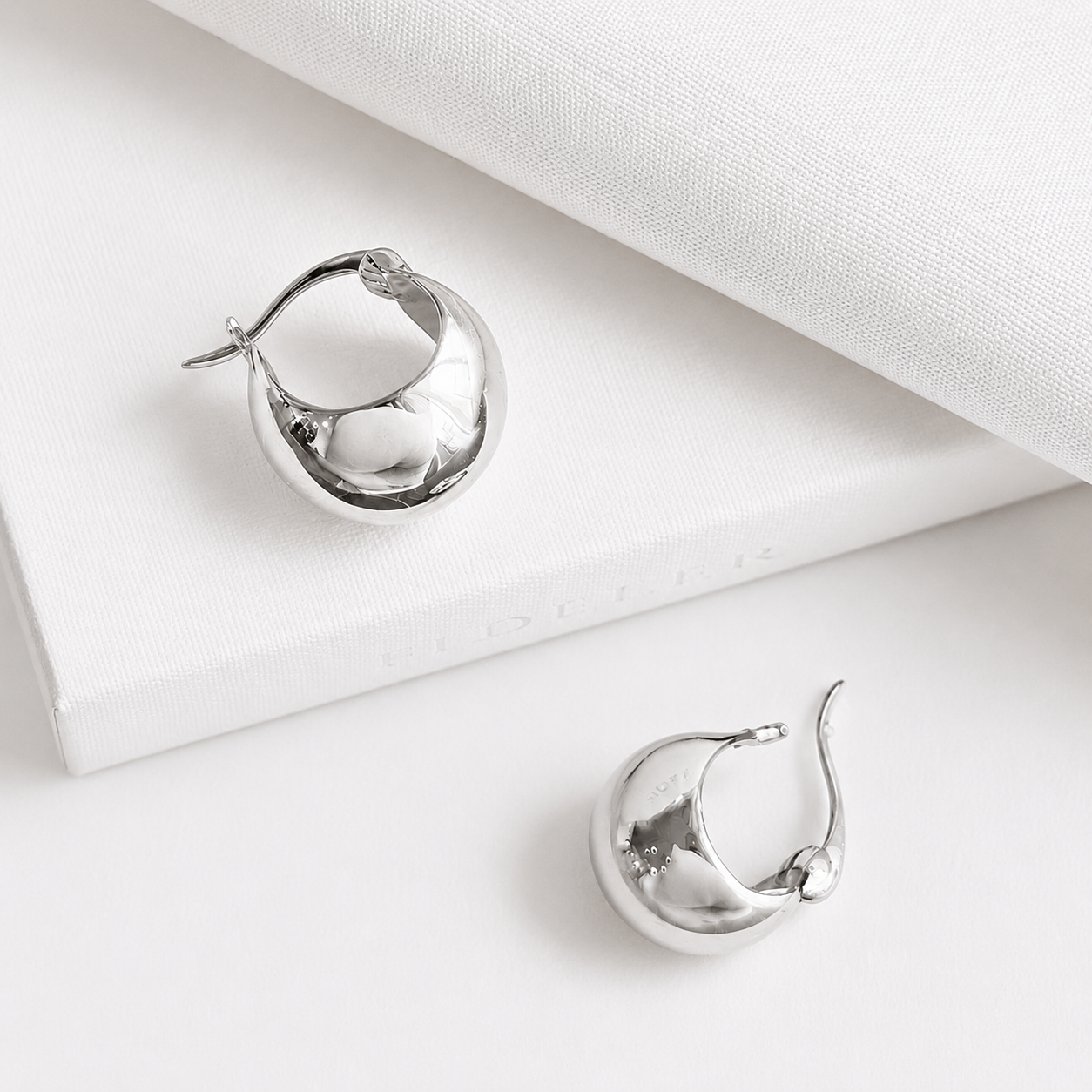 BARRA Dome Sculptural Minimalist Statement Earrings