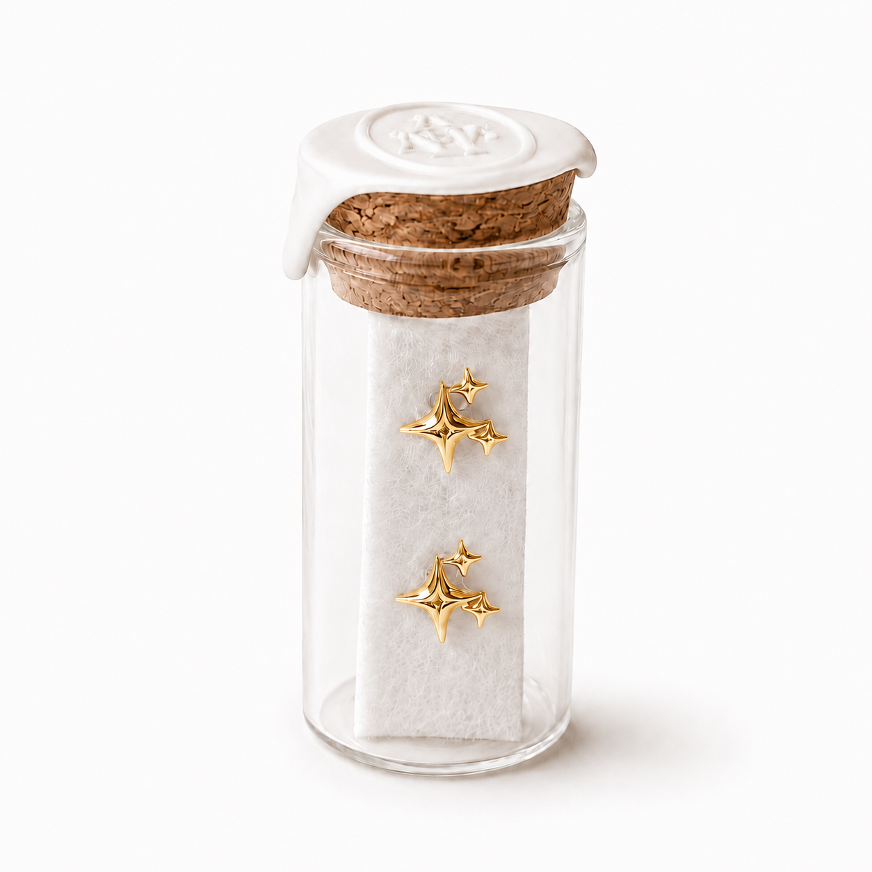 GAIA Star Stud Earrings - ASH MOLLIE STUDIO