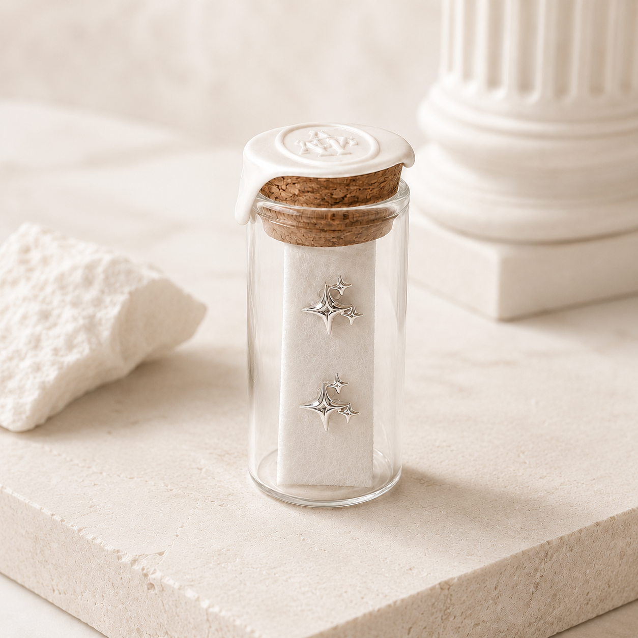 GAIA Star Stud Earrings - ASH MOLLIE STUDIO