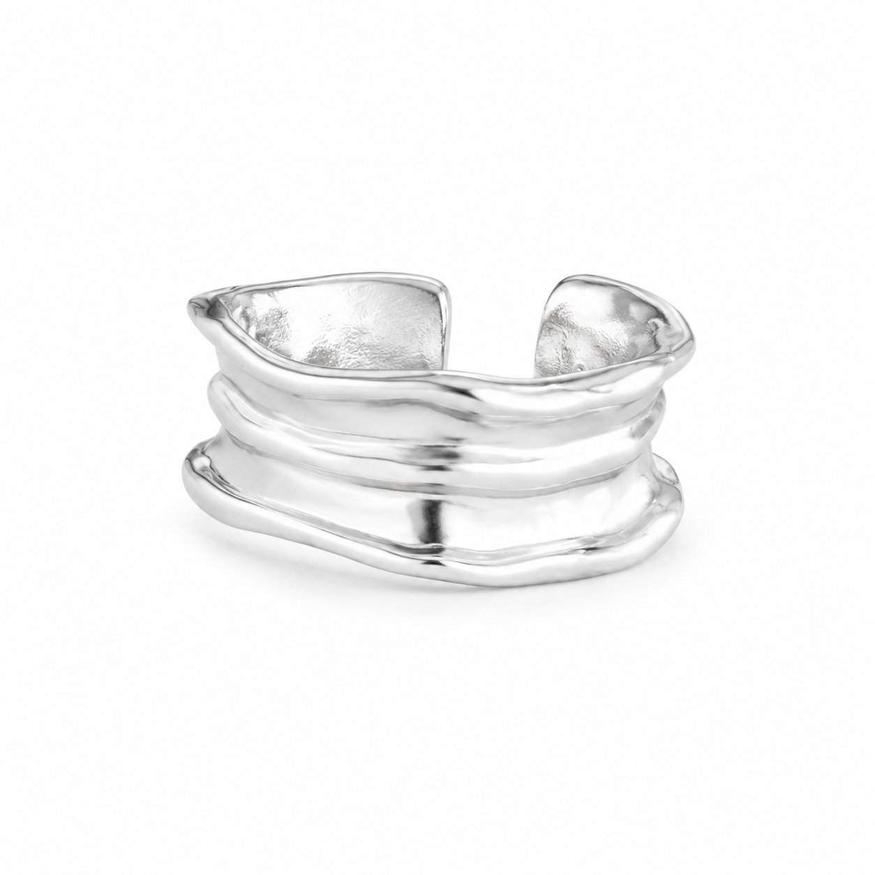 GAYA Gold Wave Statement Ring