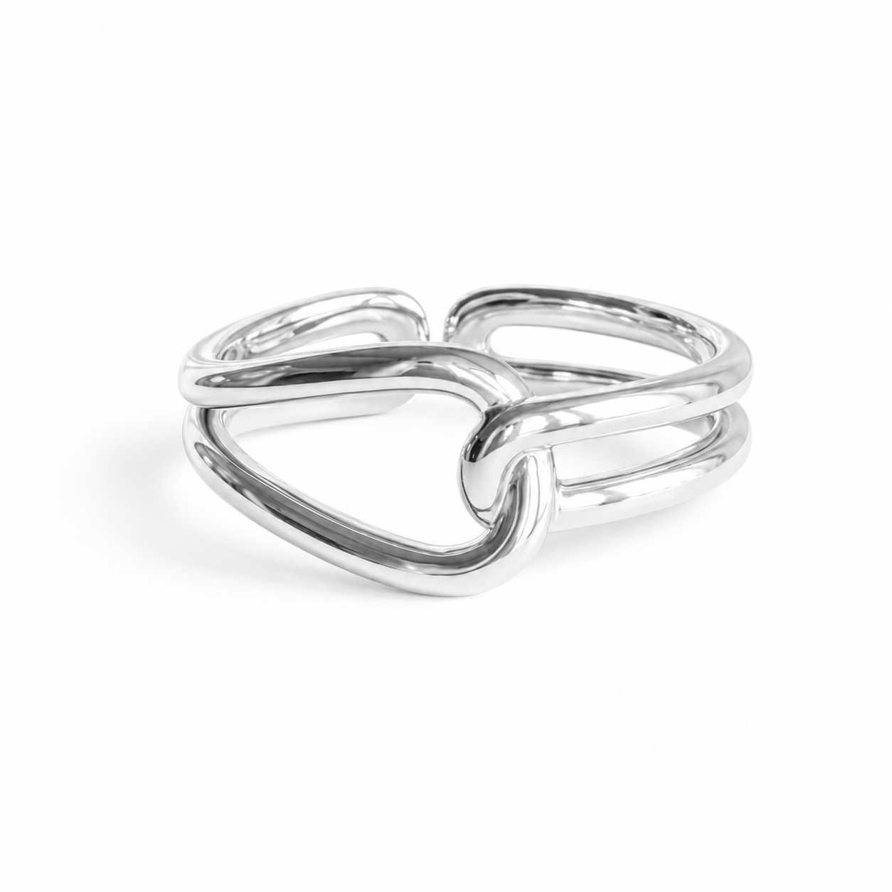 DÉNIA Minimalist Gold Sculptural Ring