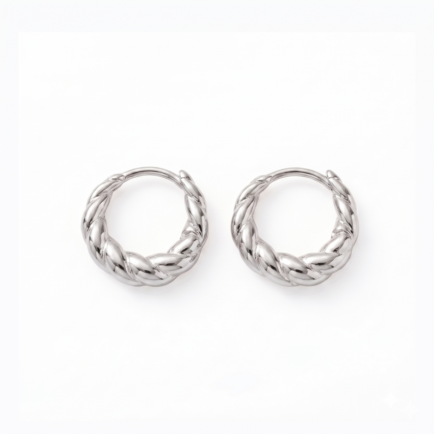 BETHA Braided Hoop Earrings - ASH MOLLIE STUDIO