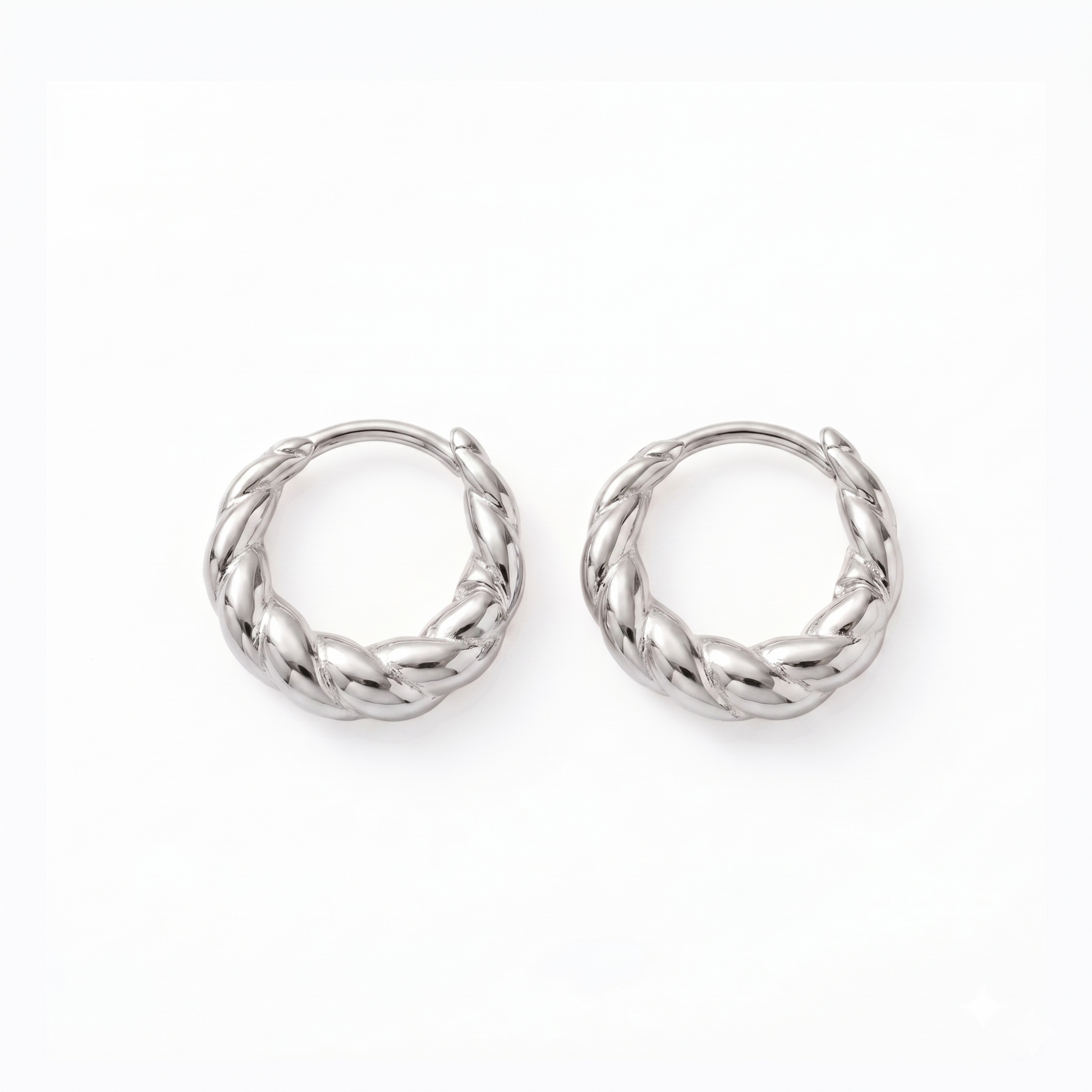 BETHA Braided Hoop Earrings - ASH MOLLIE STUDIO