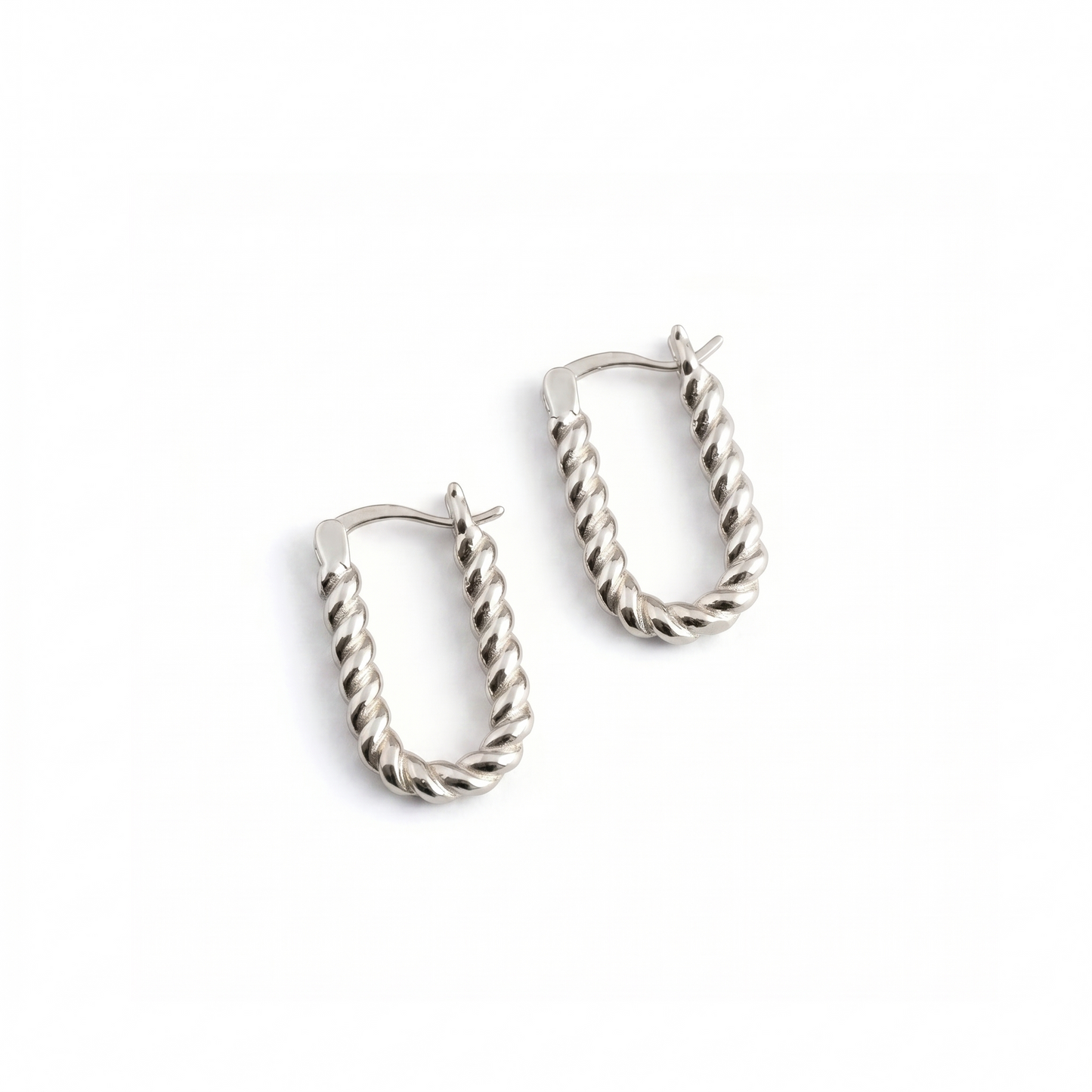 CHANDRA Threaded Hoop Earrings - ASH MOLLIE STUDIO