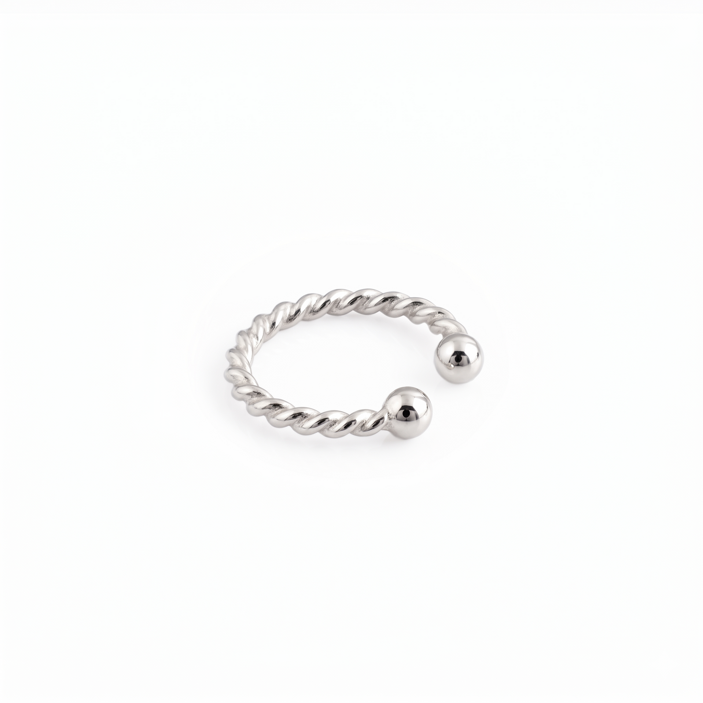 NINI Braided Gold Ear Cuff – Twisted Minimalist Statement Ear Cuff | Ash Mollie Studio - ASH MOLLIE STUDIO