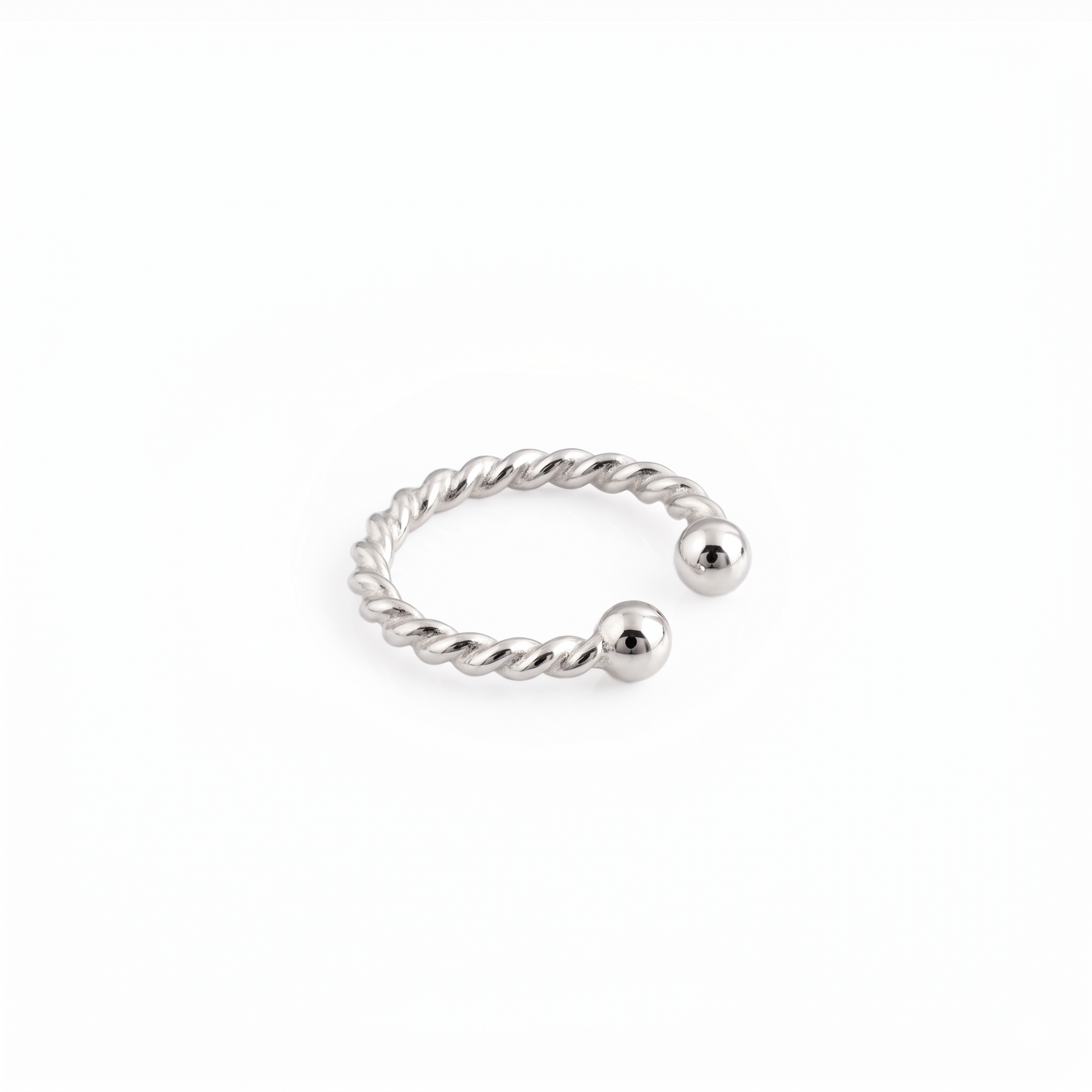 NINI Braided Gold Ear Cuff – Twisted Minimalist Statement Ear Cuff | Ash Mollie Studio - ASH MOLLIE STUDIO