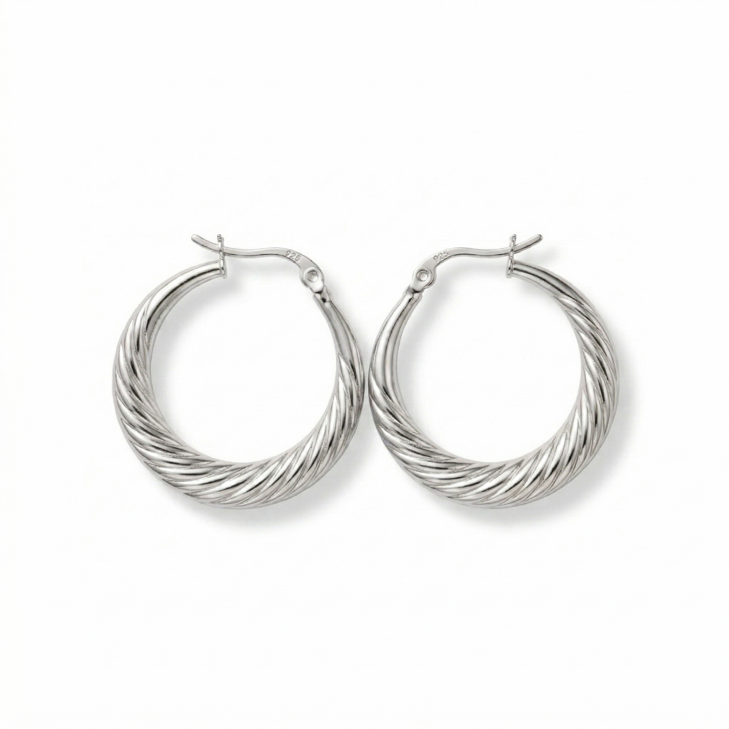 DAENERYS Braided Gold Hoop Earrings – Vintage French Twist Hoop Earrings | Ash Mollie Studio - ASH MOLLIE STUDIO