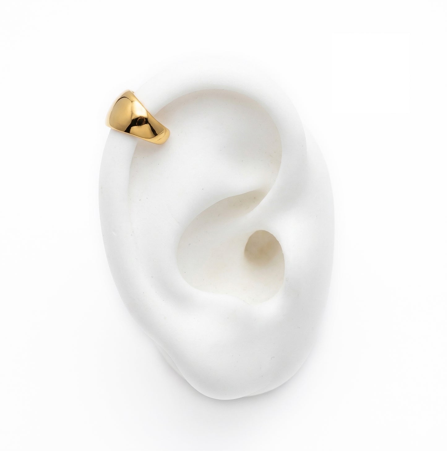 AGNES Gold Ear Cuff for Women – Minimalist No Piercing Everyday Jewelry | Ash Mollie Studio - ASH MOLLIE STUDIO
