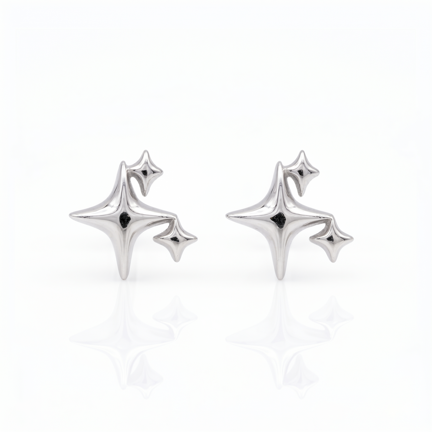 GAIA Gold Star Stud Earrings for Women – Minimalist Celestial Dainty Everyday Jewelry | Ash Mollie Studio - ASH MOLLIE STUDIO