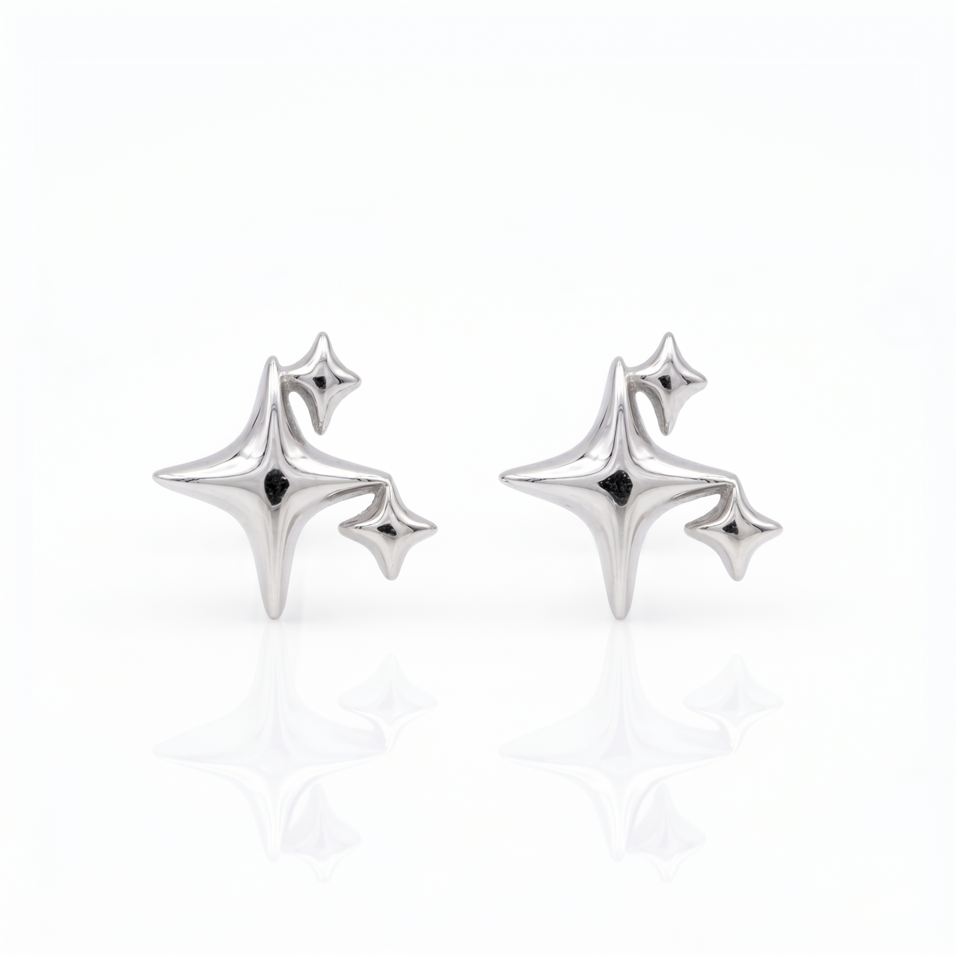 GAIA Gold Star Stud Earrings for Women – Minimalist Celestial Dainty Everyday Jewelry | Ash Mollie Studio - ASH MOLLIE STUDIO