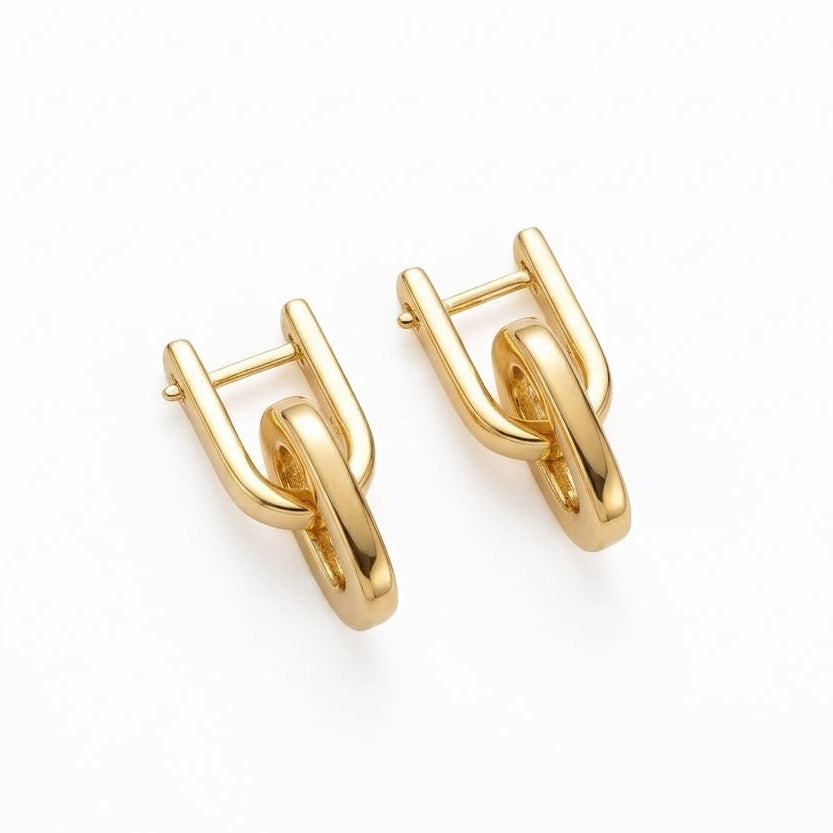 MINERVA Double Hoops Earrings - ASH MOLLIE STUDIO