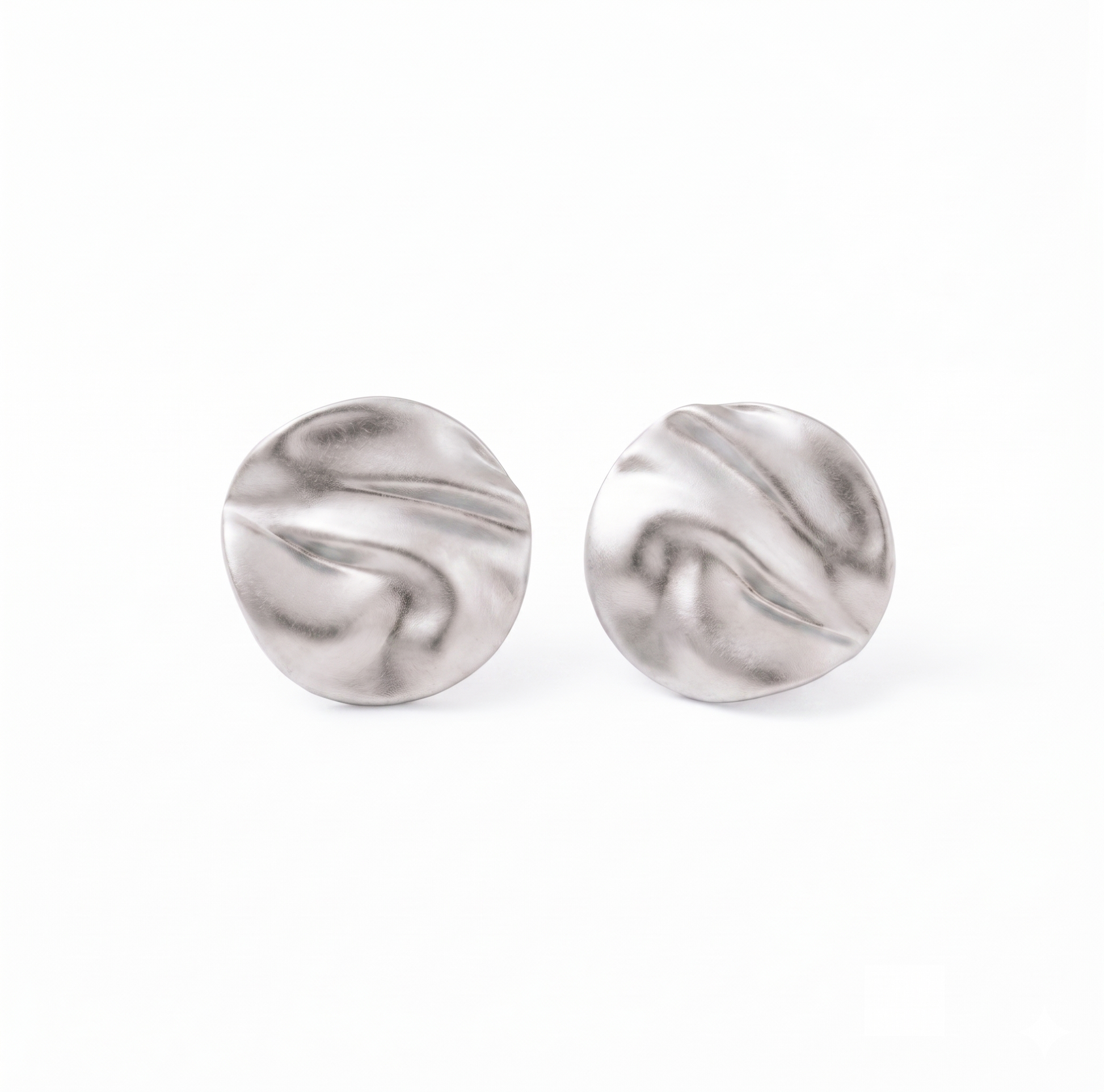 ANJEA Round Earrings - ASH MOLLIE STUDIO