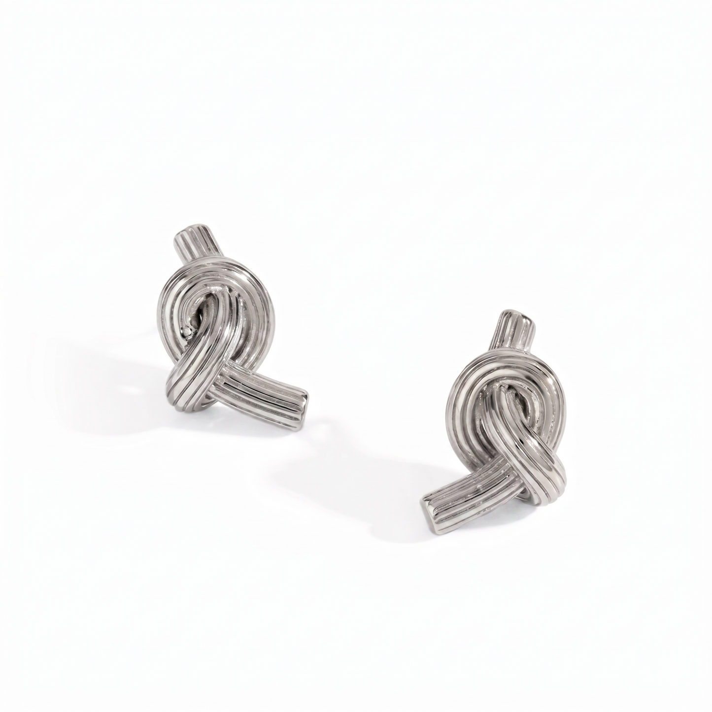 LUCREZIA Gold Knot Stud Earrings for Women – Minimalist Dainty Love Knot Everyday Jewelry | Ash Mollie Studio - ASH MOLLIE STUDIO