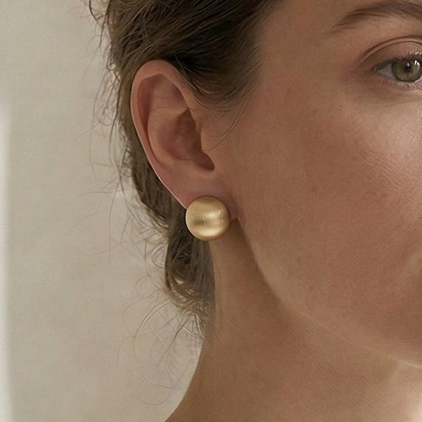 AURORA Rounded Earrings - ASH MOLLIE STUDIO