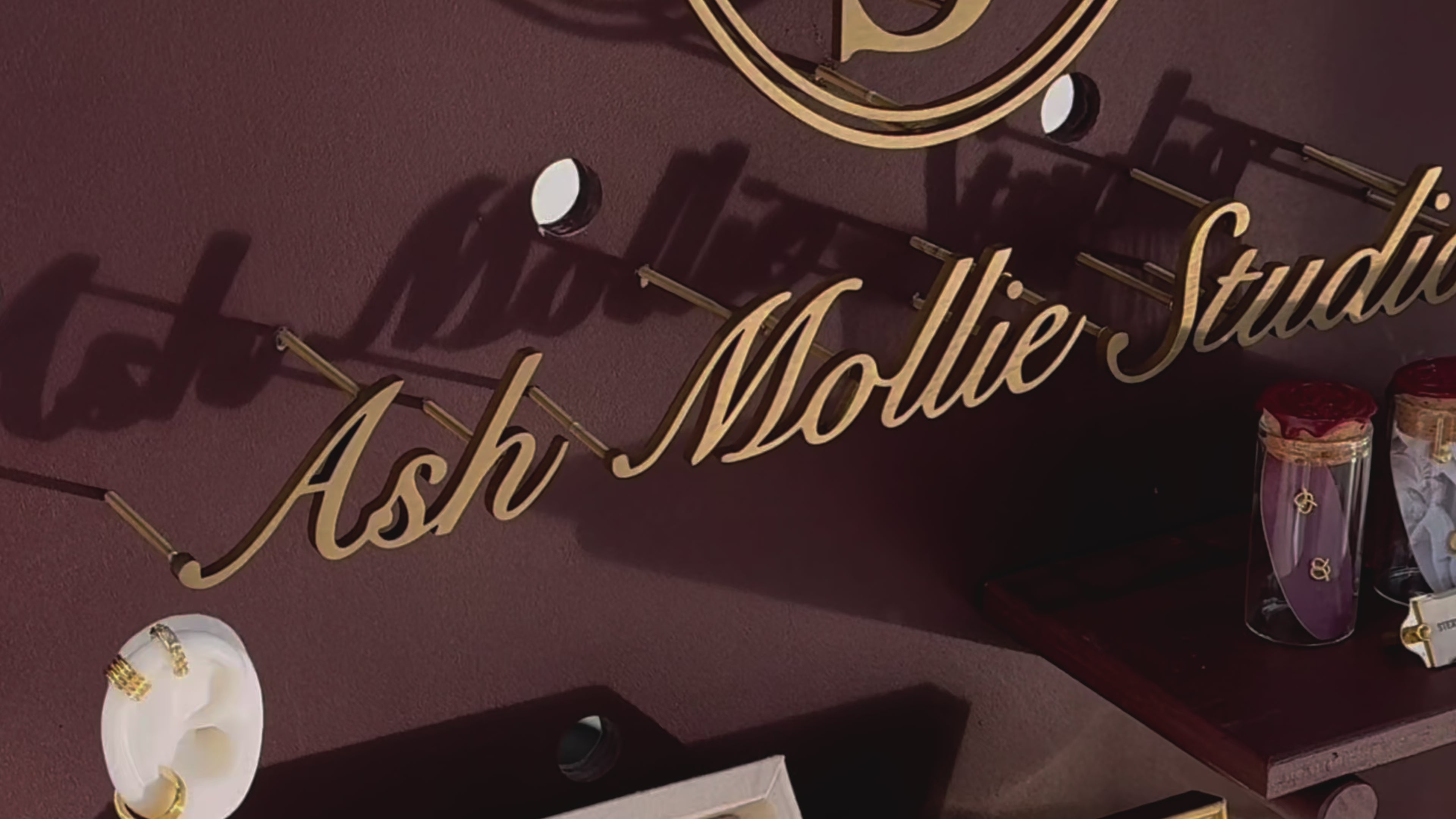 Load video: minimalist jewelry brand